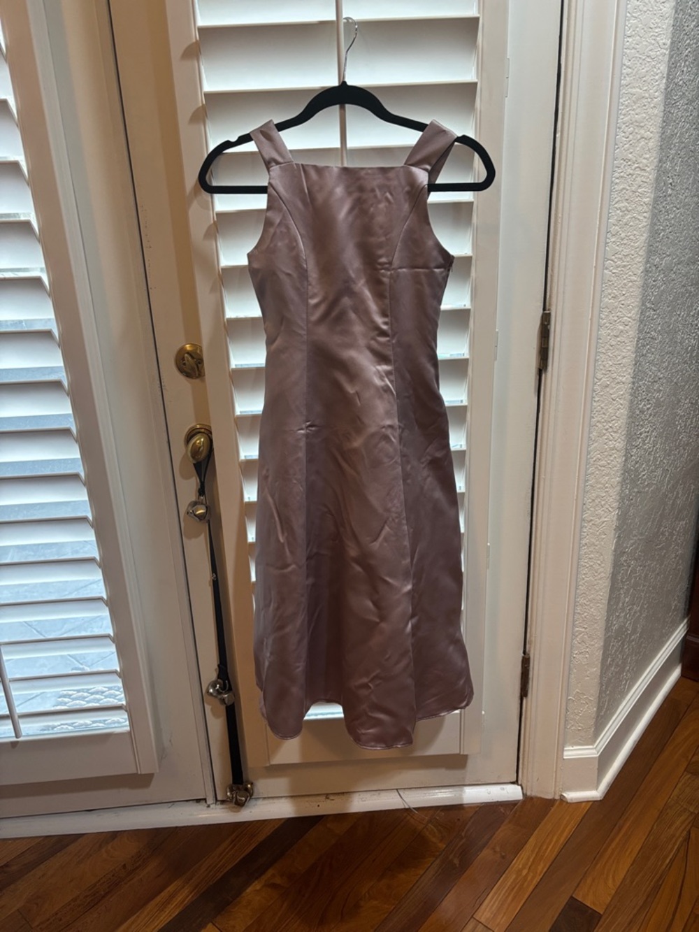 ❤️SALE❤️Jessica McClintock Light Purple Satin Midi Dress